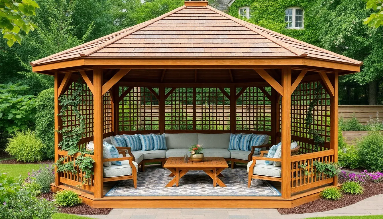 10 Wooden Gazebo Designs You'll Love - Outdoor Shelter Pro