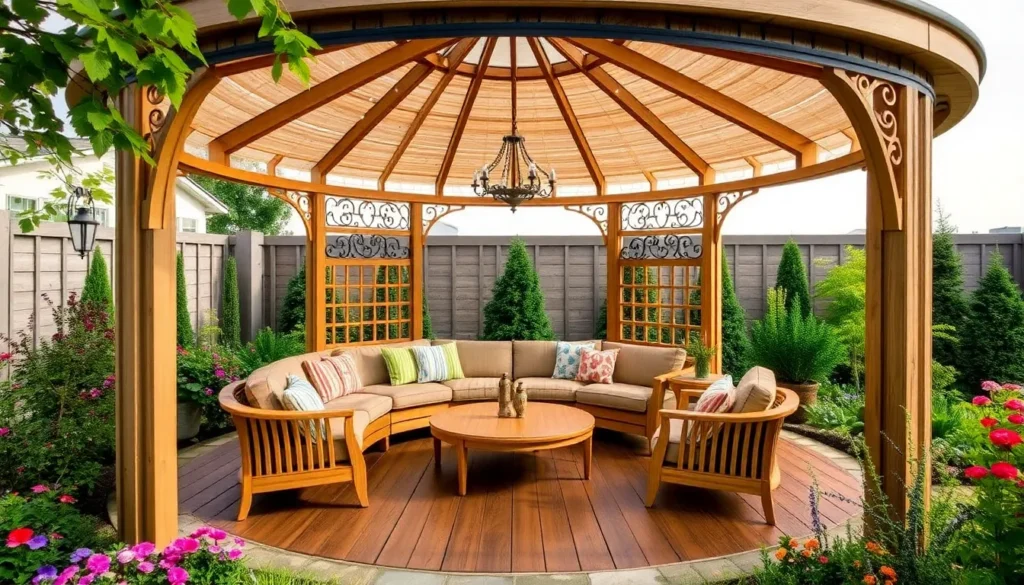 11 Round Gazebo Ideas for a Stylish Yard