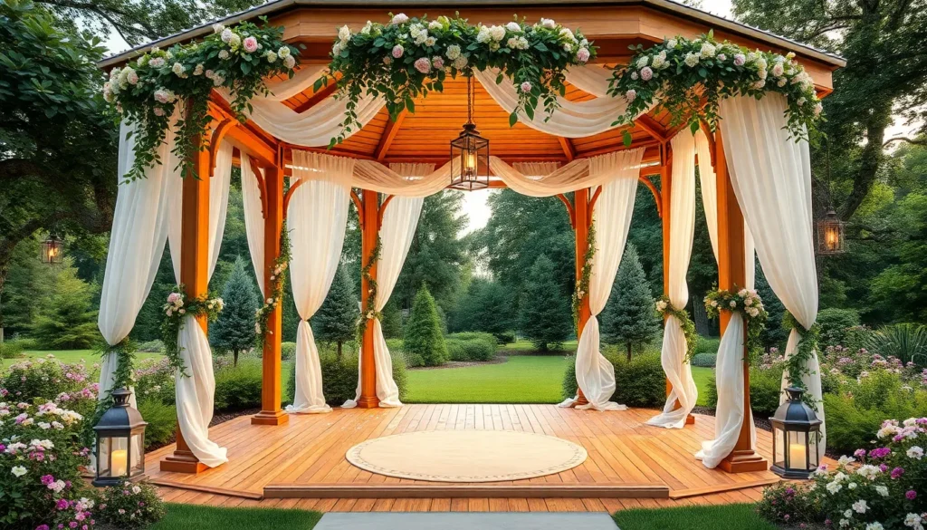 10 Wedding Gazebo Designs for Outdoor Ceremonies