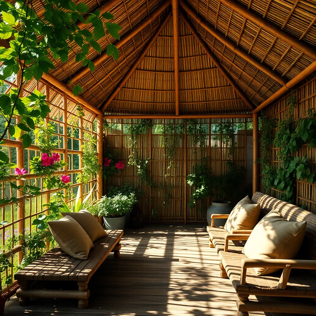 Utilize Bamboo for Vertical Gardens
