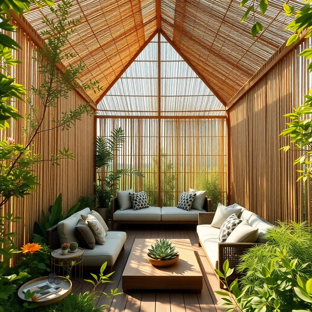 Create Bamboo Privacy Screens