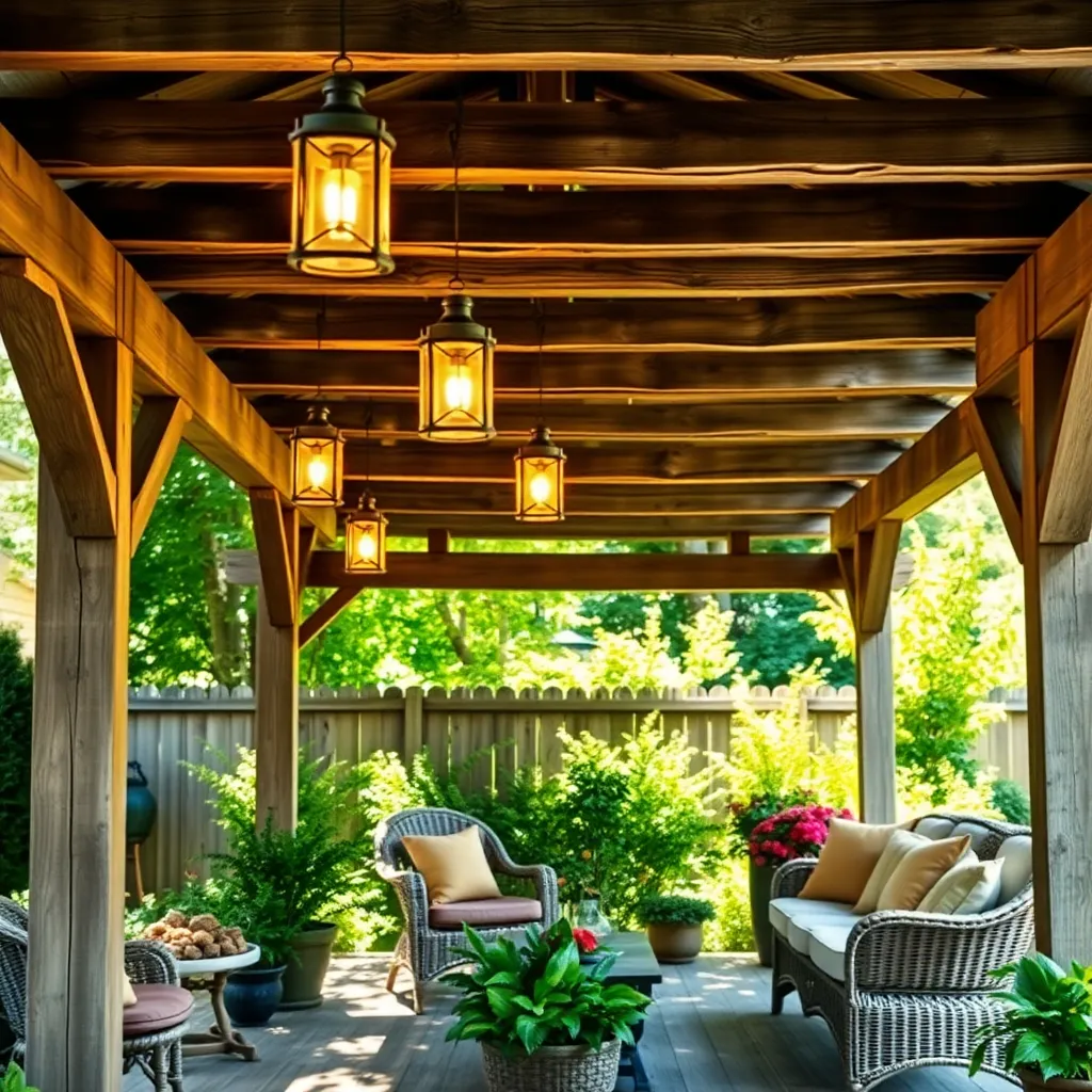 Add Vintage Hanging Lanterns