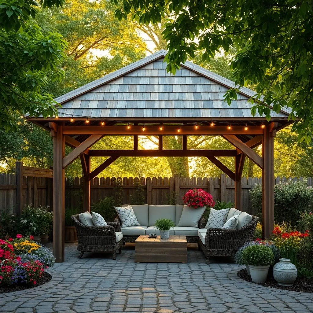 Harmonious Garden Gazebo Oasis