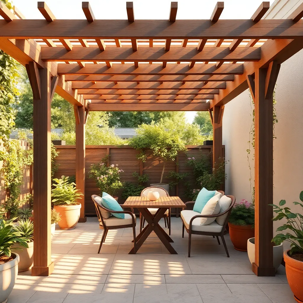Install Corner Pergola for Efficiency