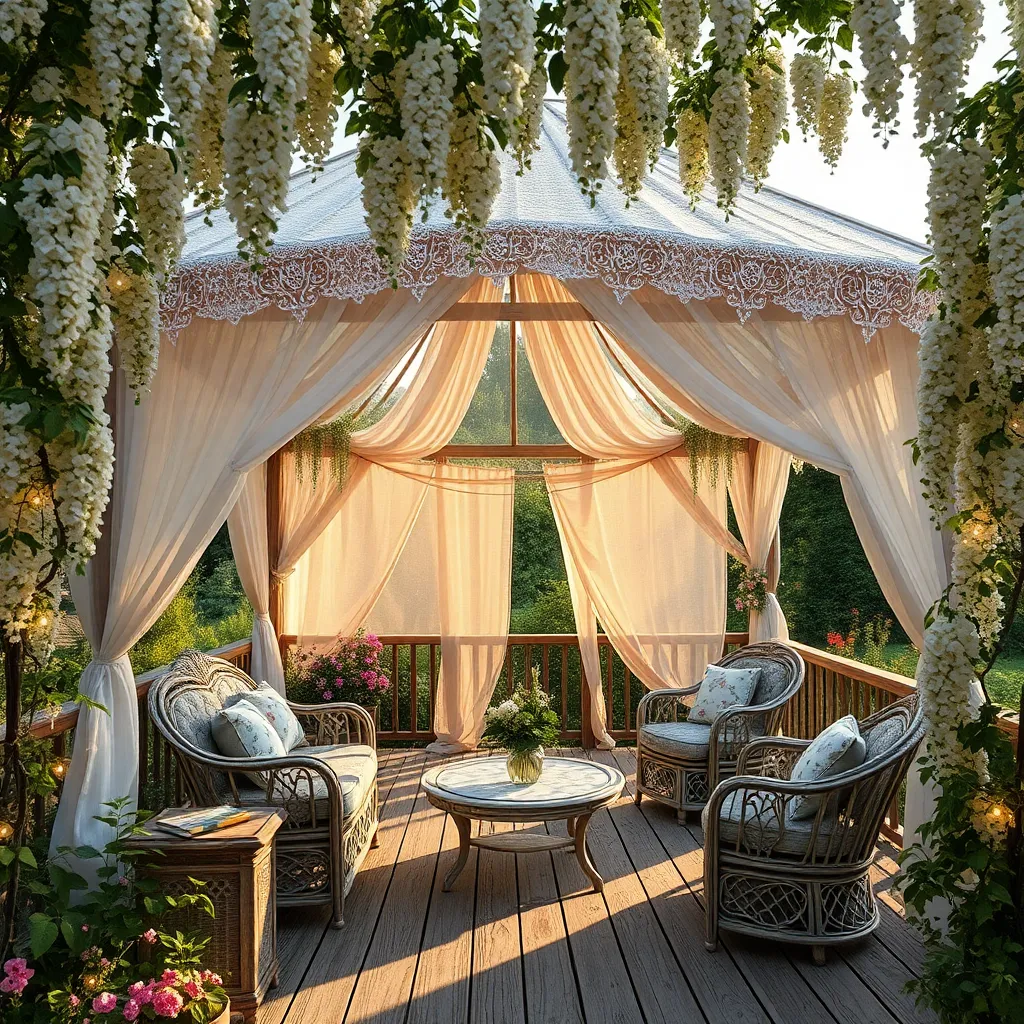 Vintage Lace Pavilion (Romantic Ambiance)