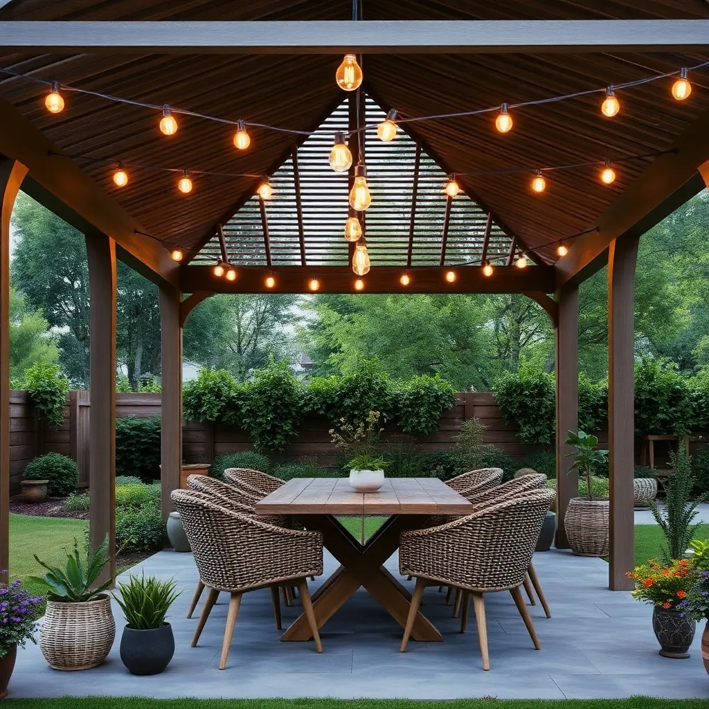 Utilize Overhead String Lighting