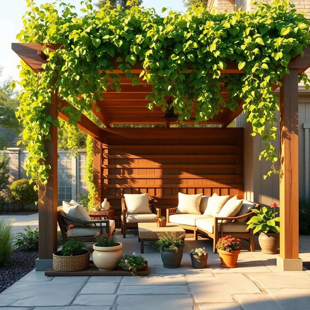 Incorporate Climbing Plants for Shade