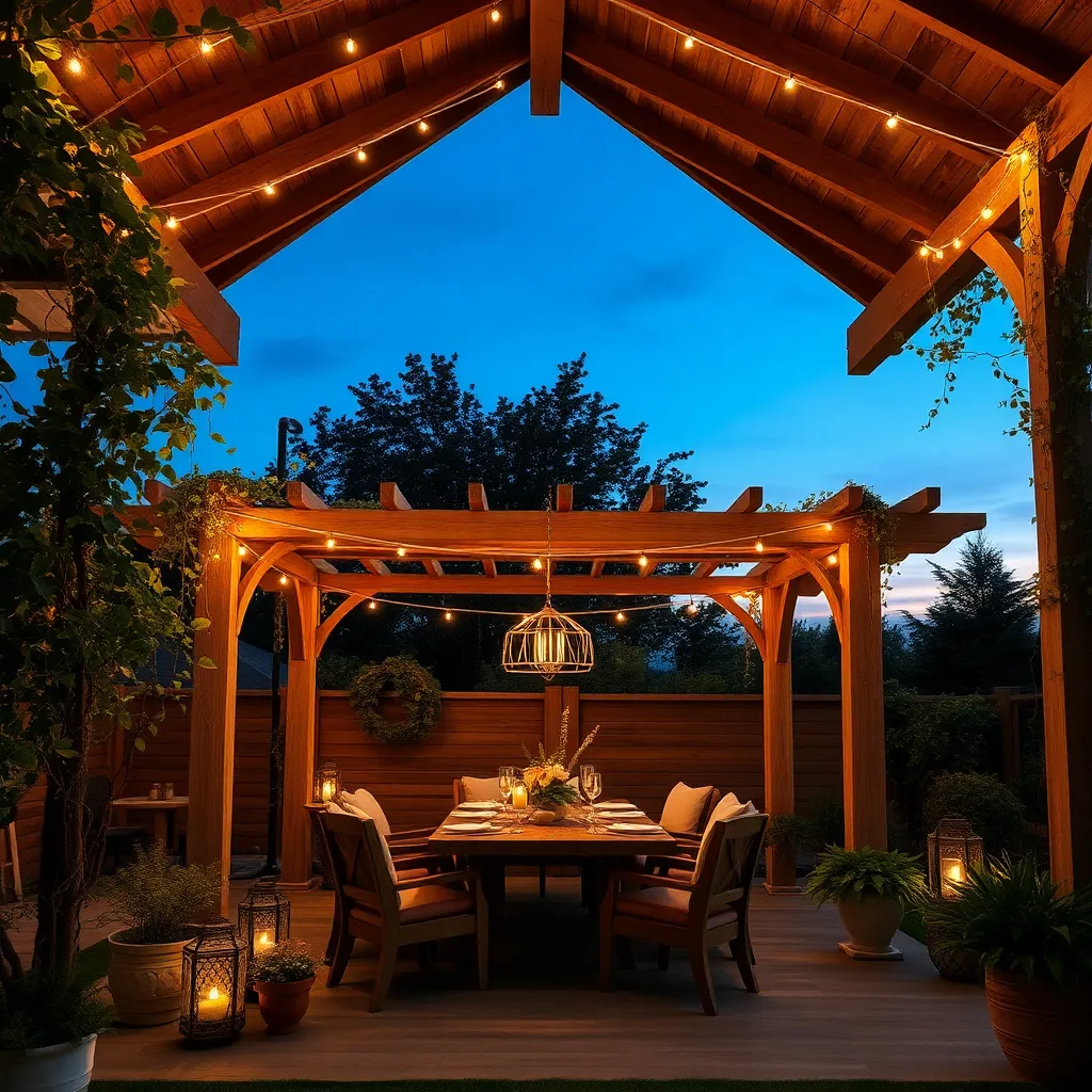 Incorporate Rope Lights Under Edges