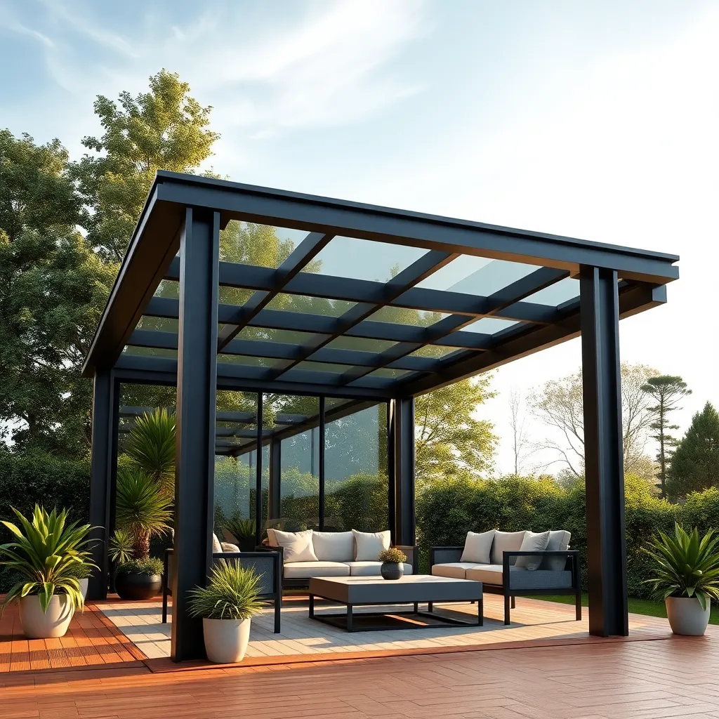 Modern Steel and Glass Covers