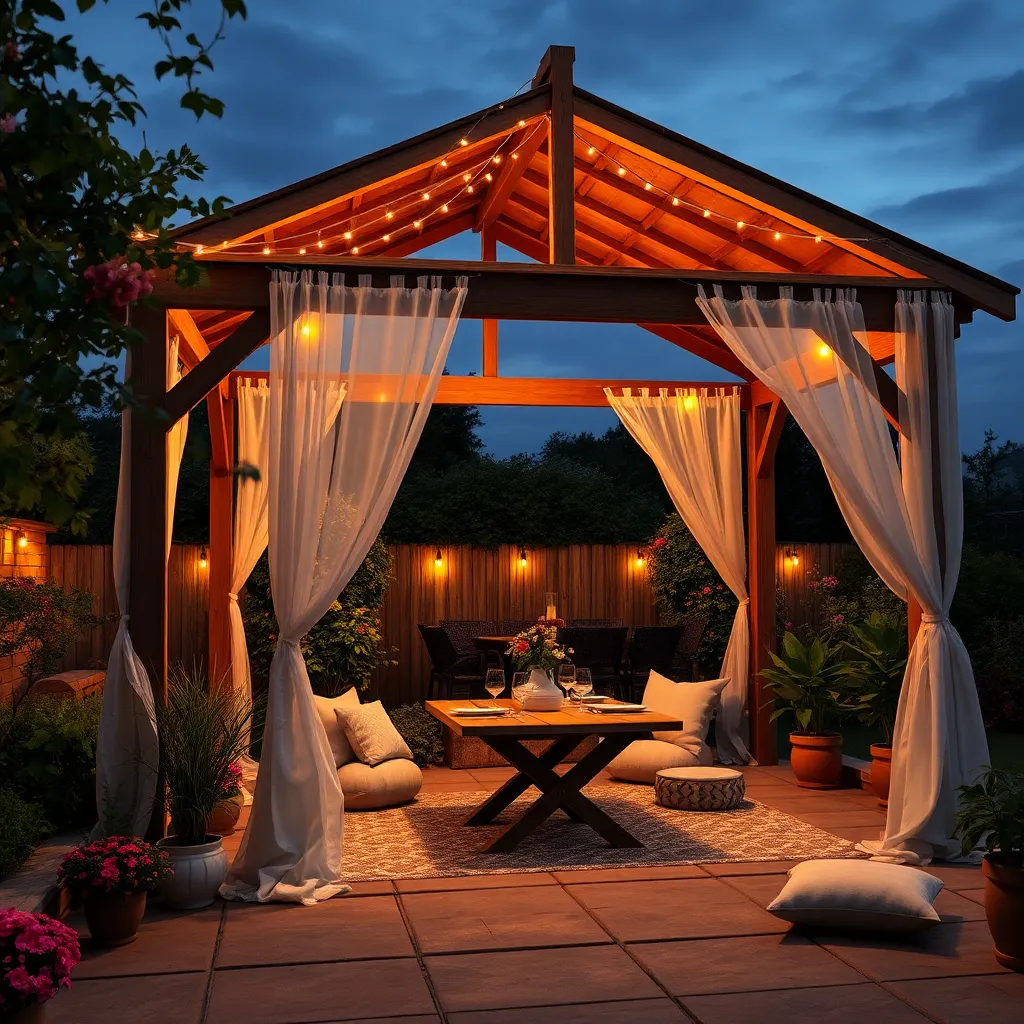 Drape Twinkling Curtains of Light
