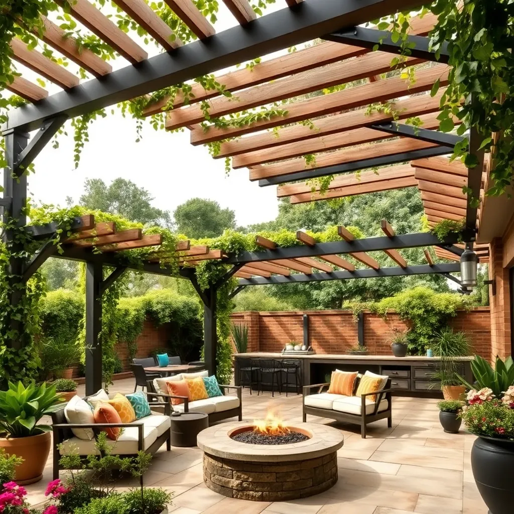Incorporate Multi-Level Pergola Designs