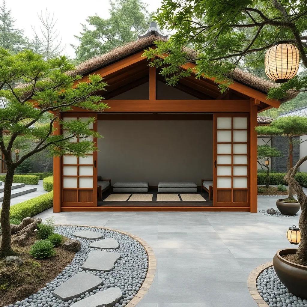 Traditional Japanese Tea House (Tatami Mats)