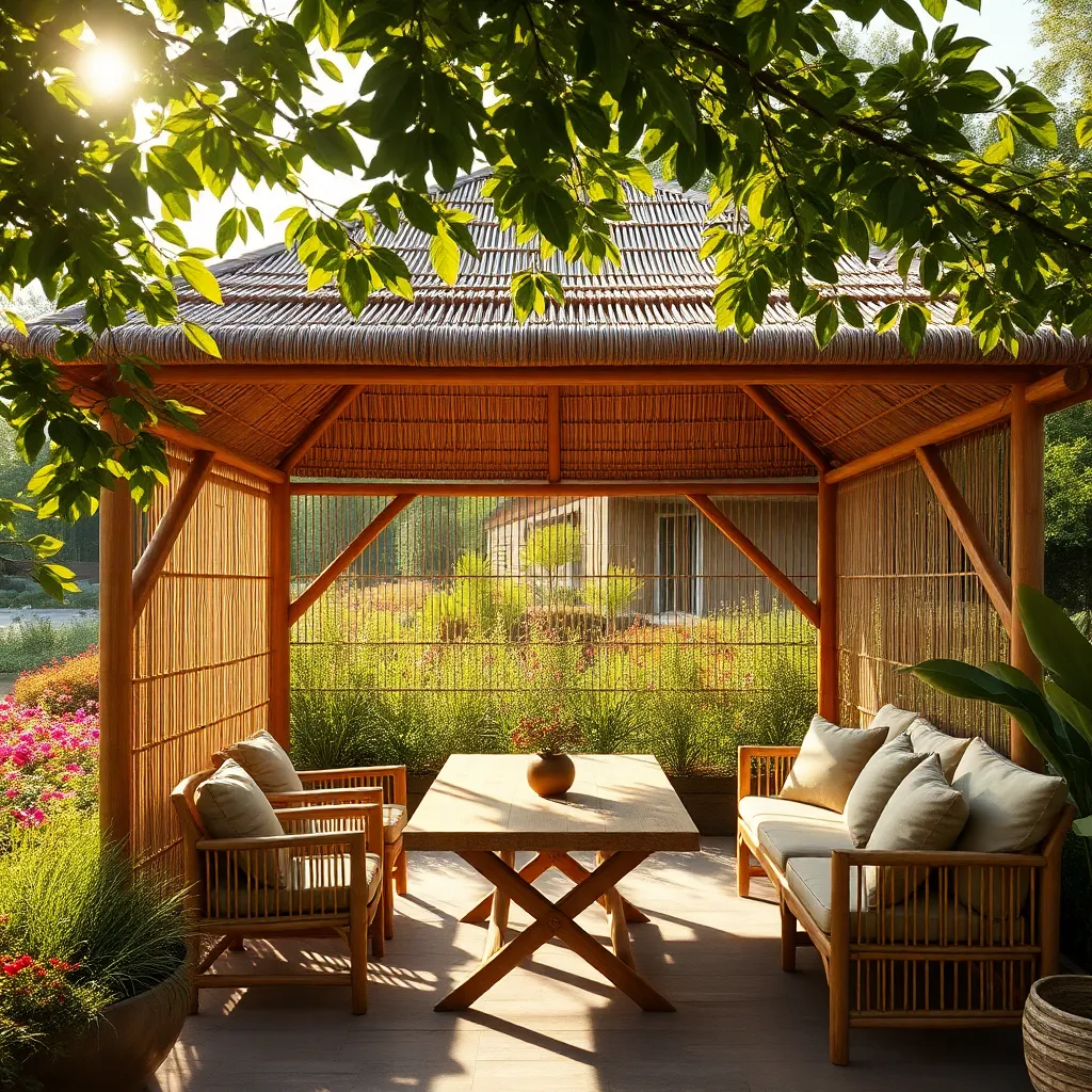 Eco-Friendly Bamboo Gazebo Designs