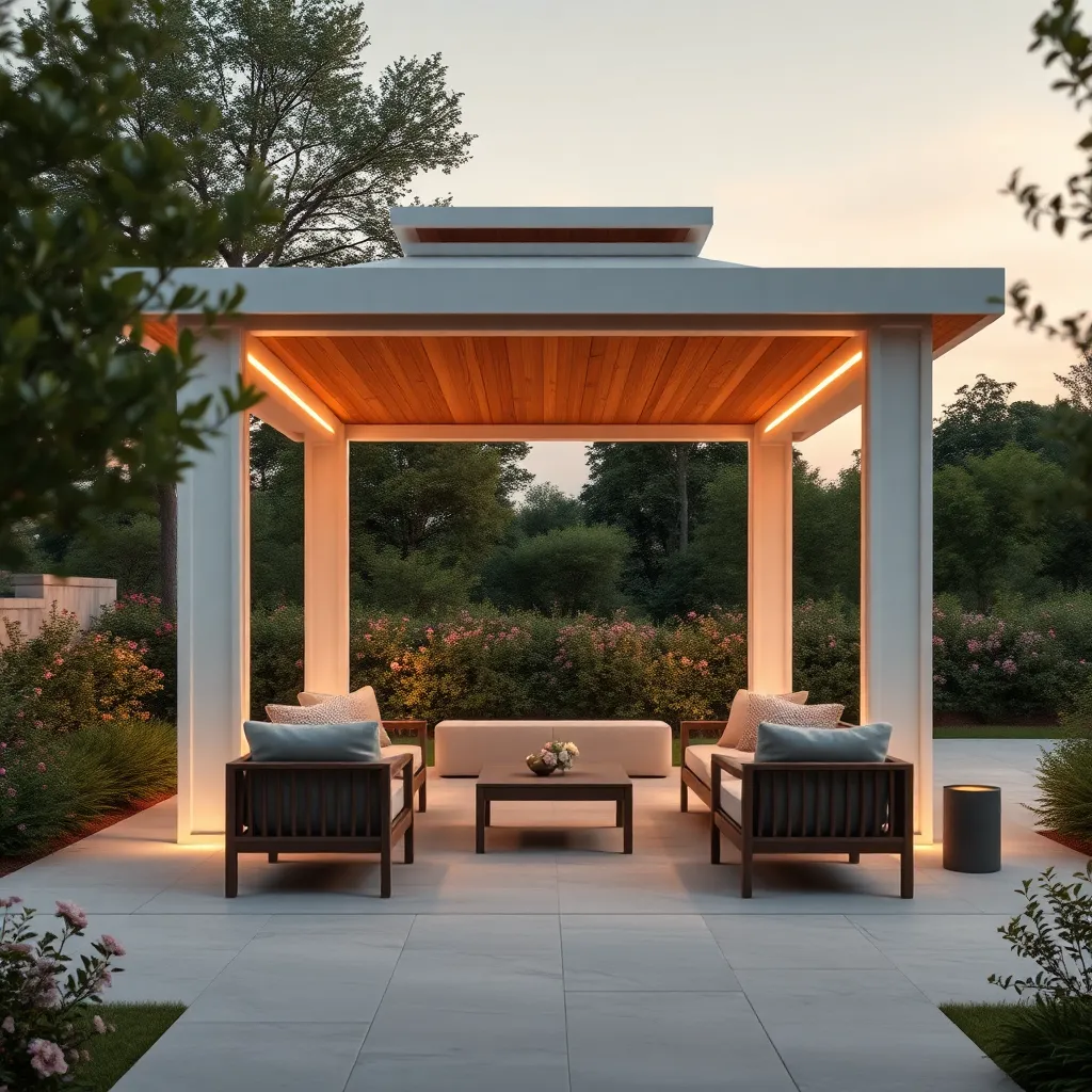 Modern Minimalist Gazebo Designs