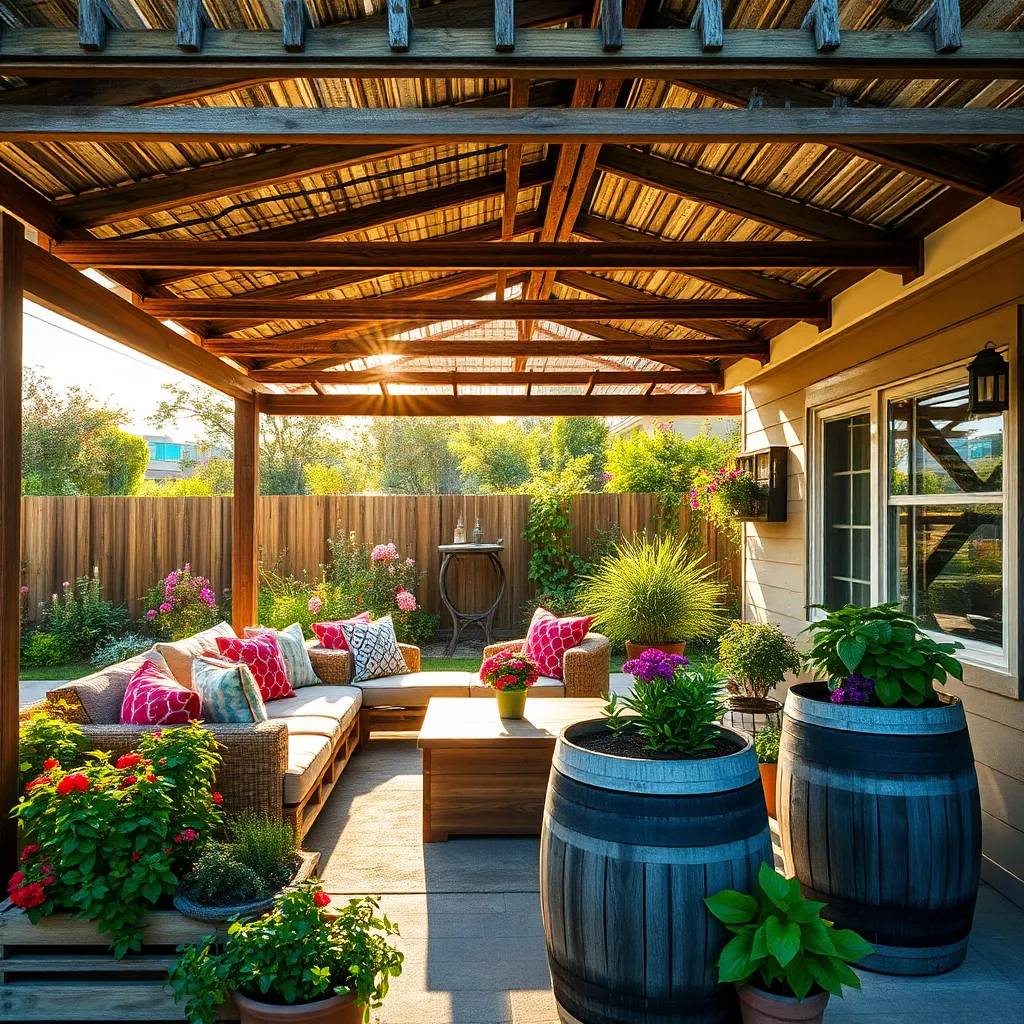 Repurposing Materials for Unique Canopies
