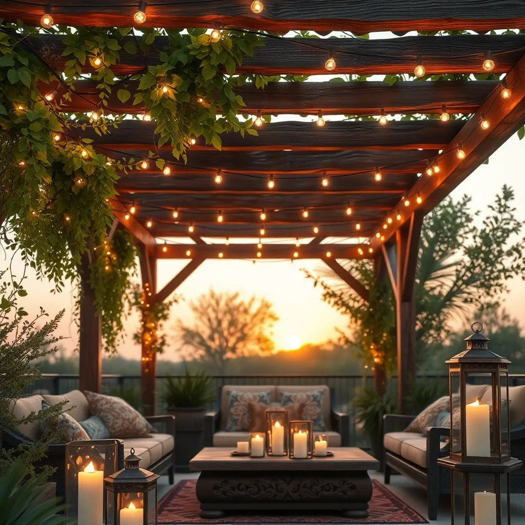 Arrange String Lights Artistically