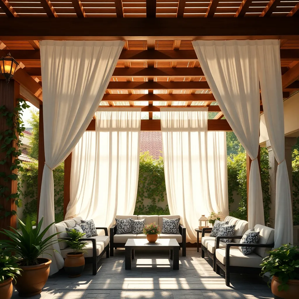 Adding Privacy with Curtains or Screens