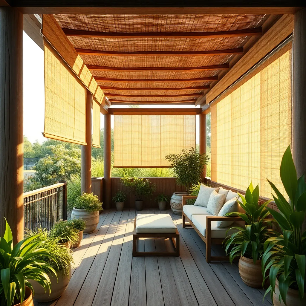 Incorporate Bamboo Roll-Up Blinds