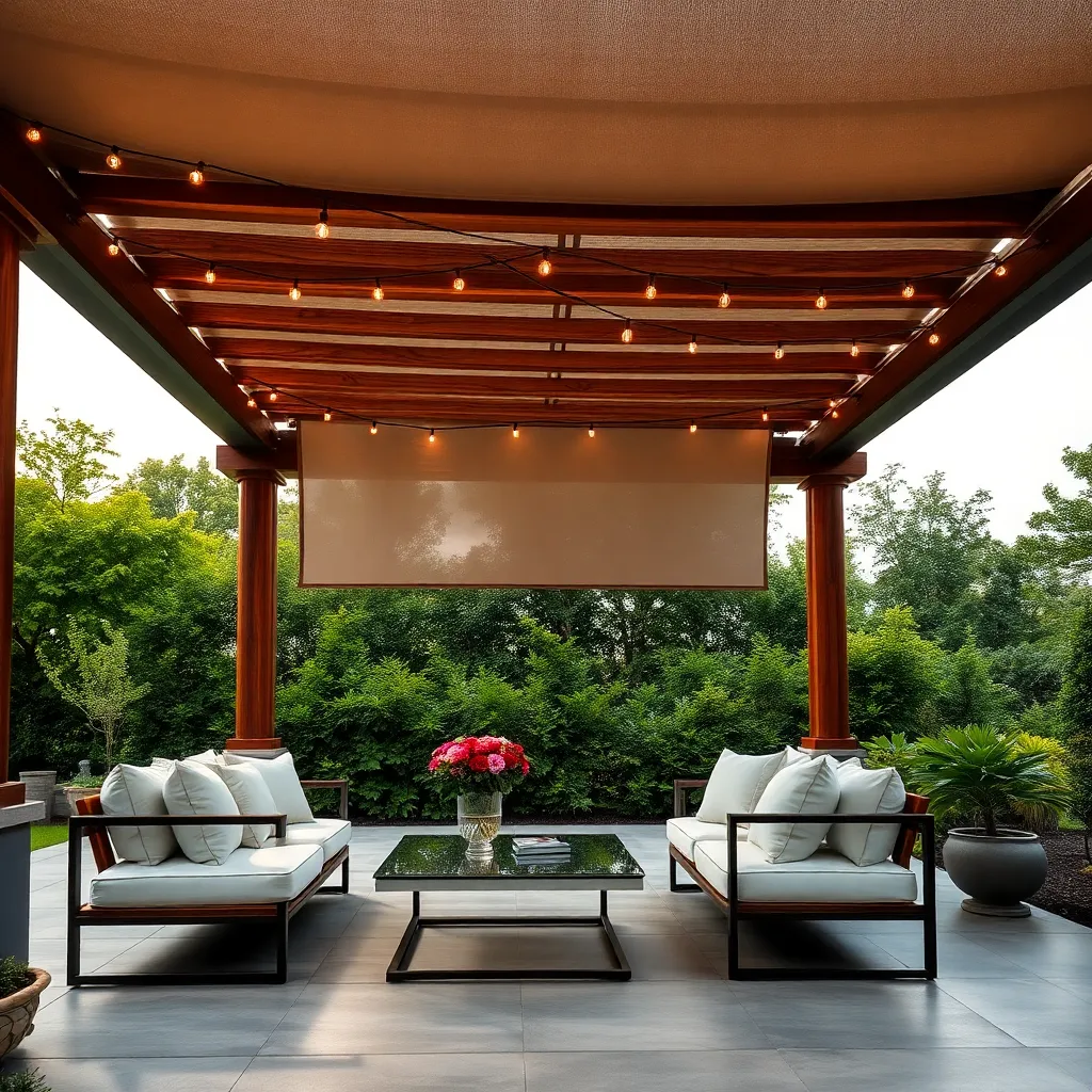 Opt for Retractable Pergola Canopies
