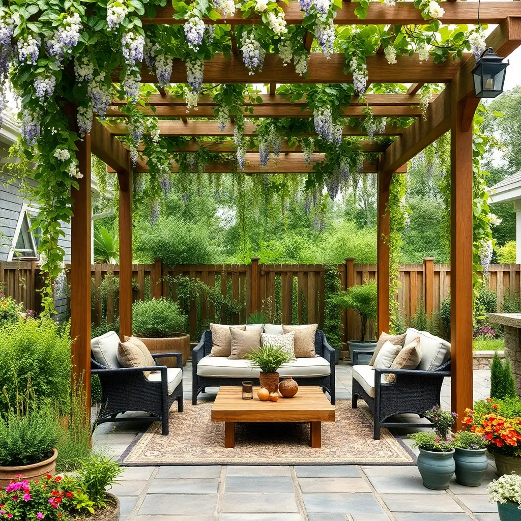 Incorporate Climbing Plants for Shade