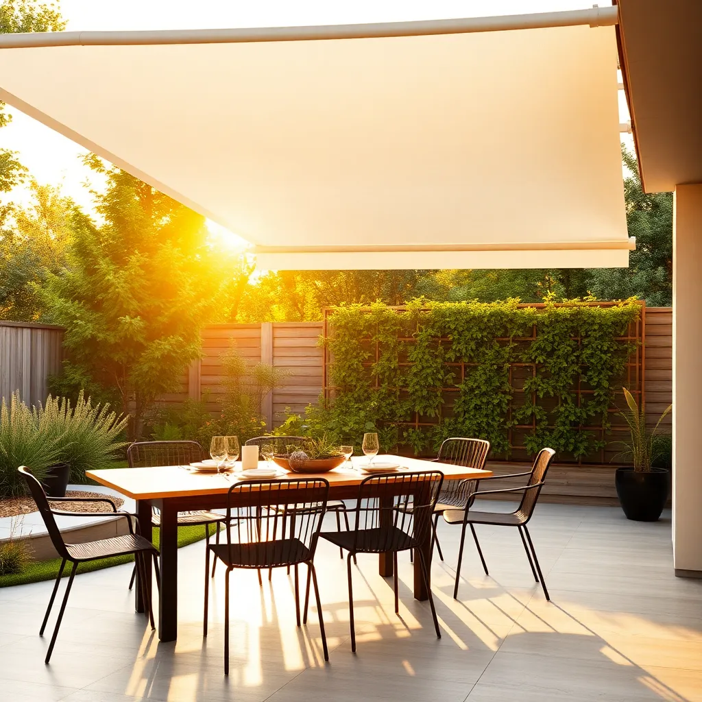Incorporate Sleek Retractable Awnings