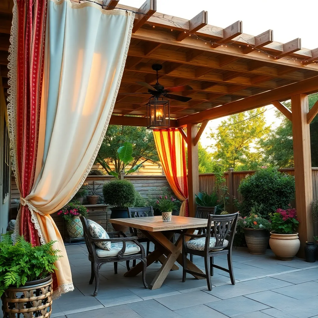 Repurpose Outdoor Curtains Creatively