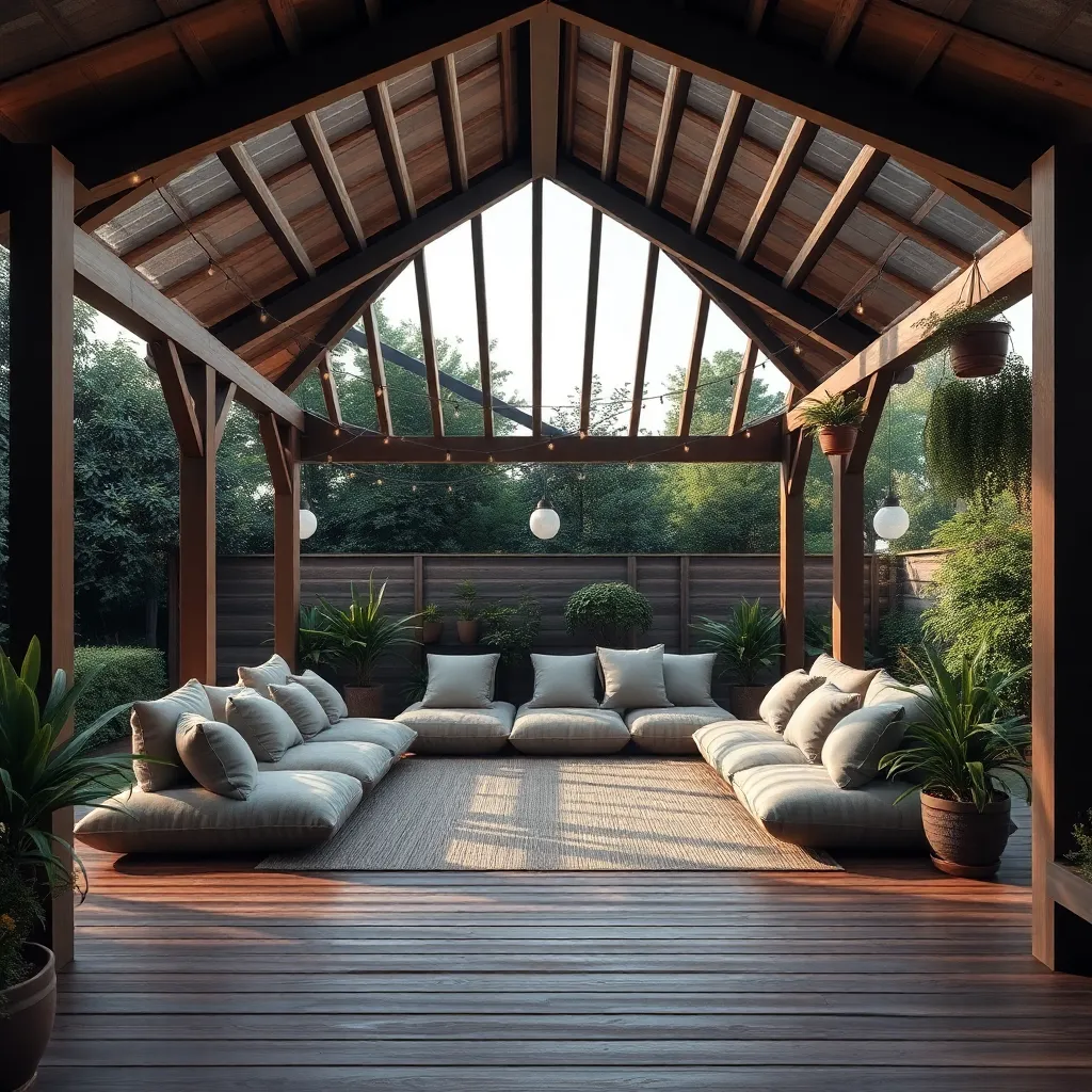 Integrate Low-Profile Floor Seating