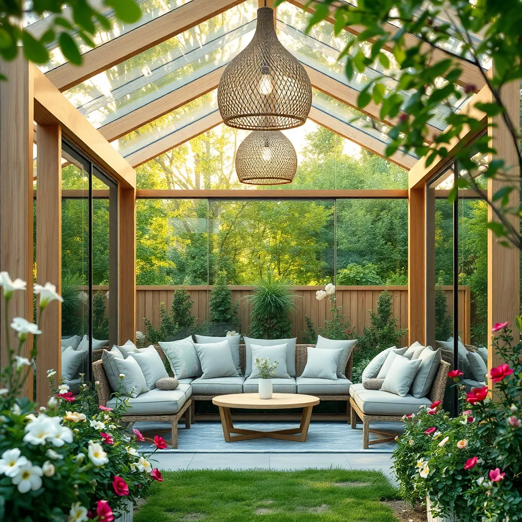 Employ Transparent Gazebo Walls