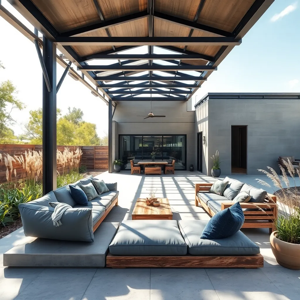 Industrial Chic Hangout (Concrete & Steel)