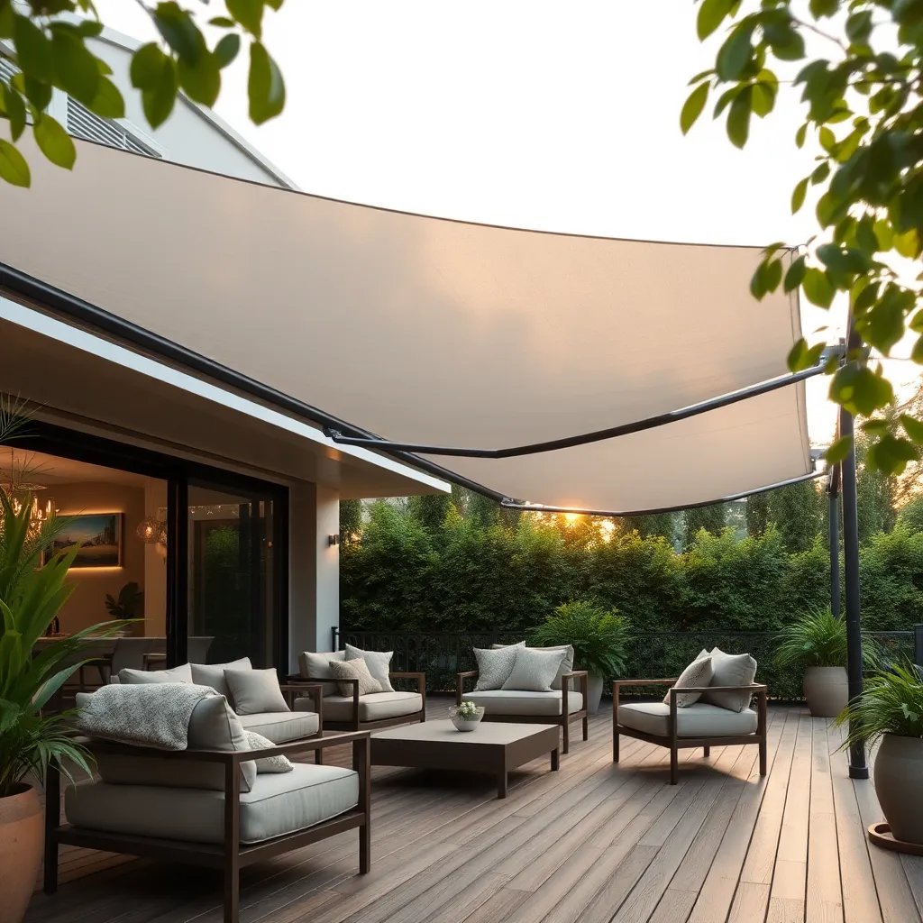 Integrating Modern Retractable Awnings