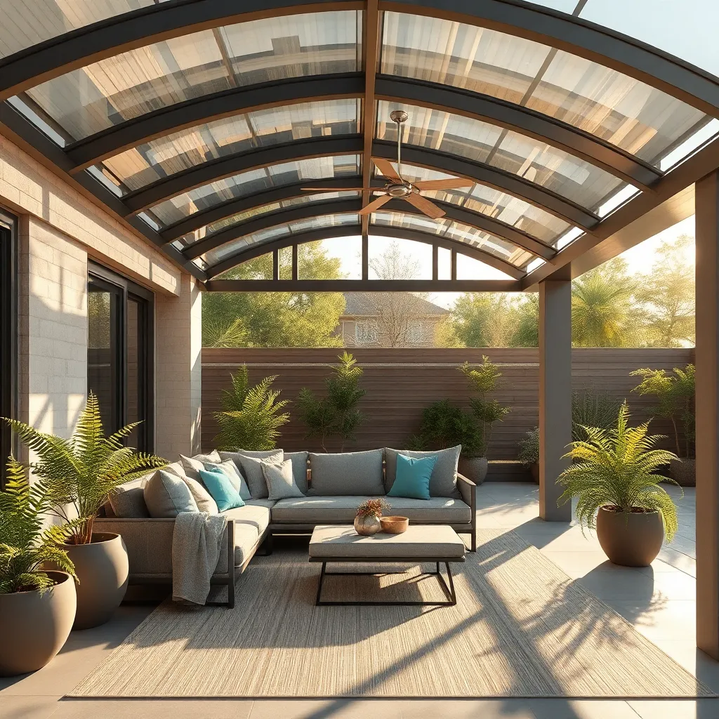 Enhancing Style with Glass Canopies