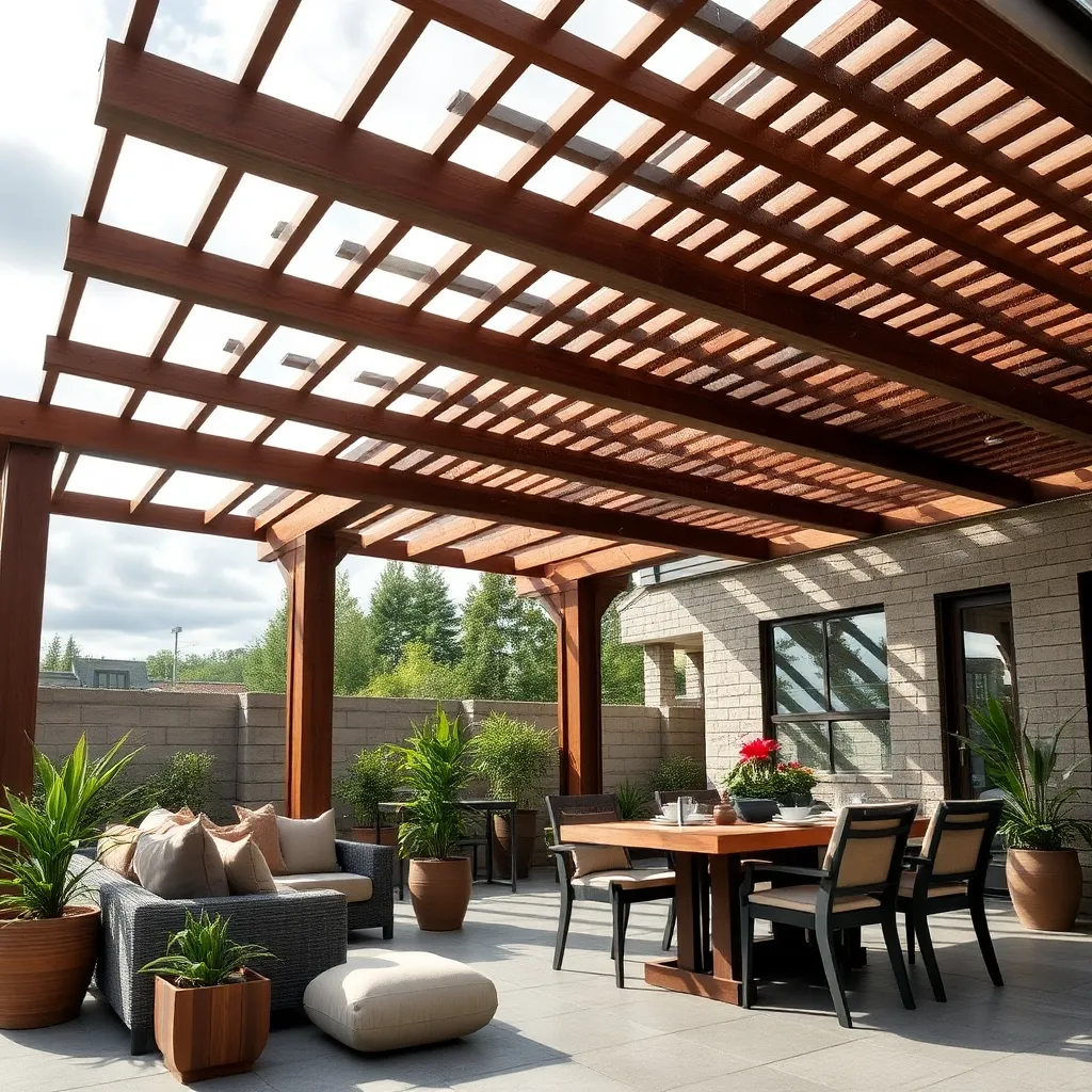 Innovative Pergola Designs for Rain
