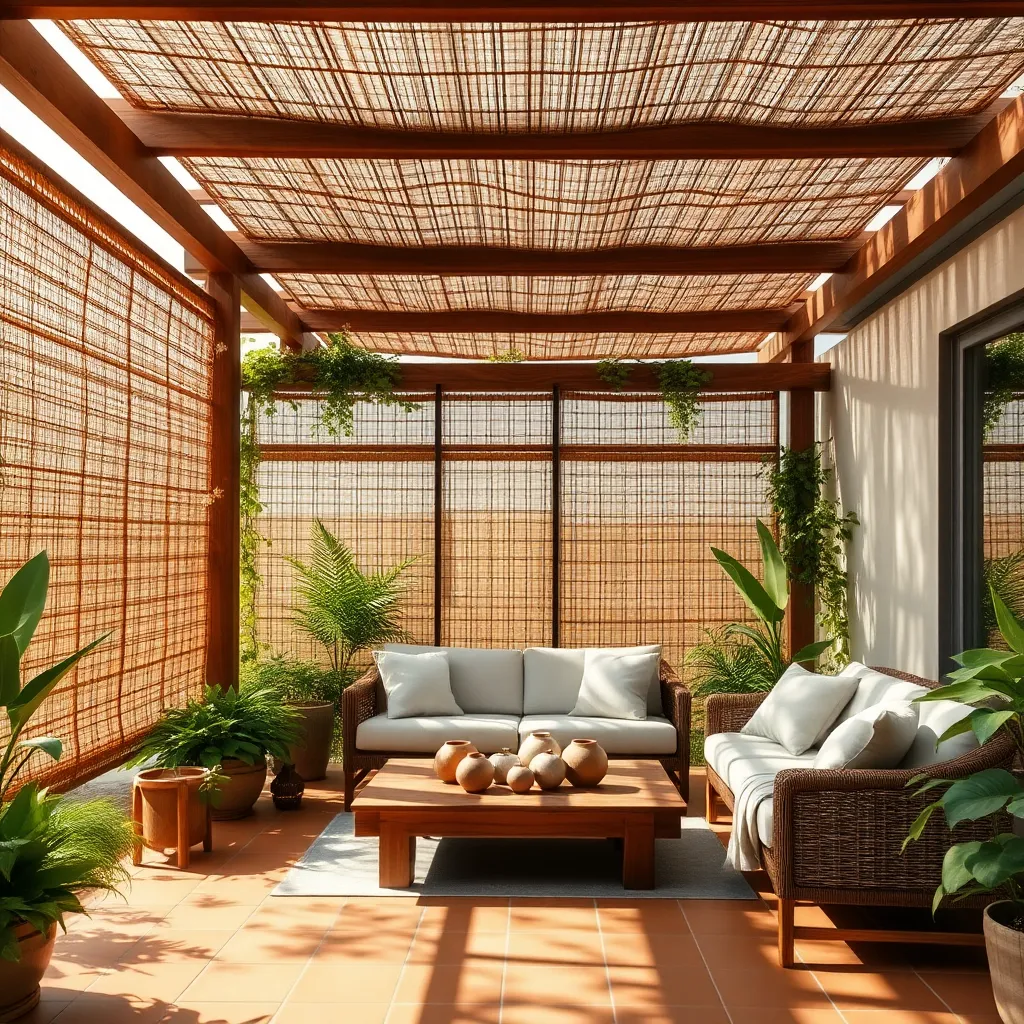 Layer Bamboo or Reed Screens