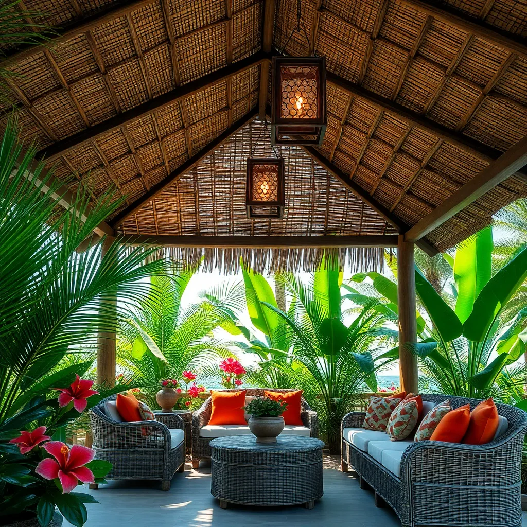 Tropical Oasis (Bamboo & Natural Fibers)