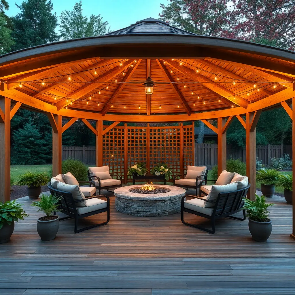 Include a Central Fire Pit