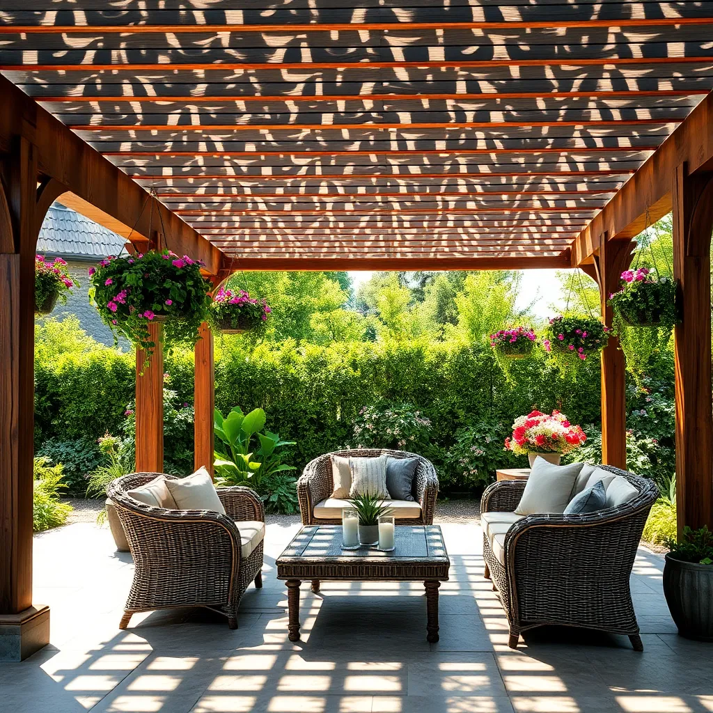 Enhance with Hanging Planters