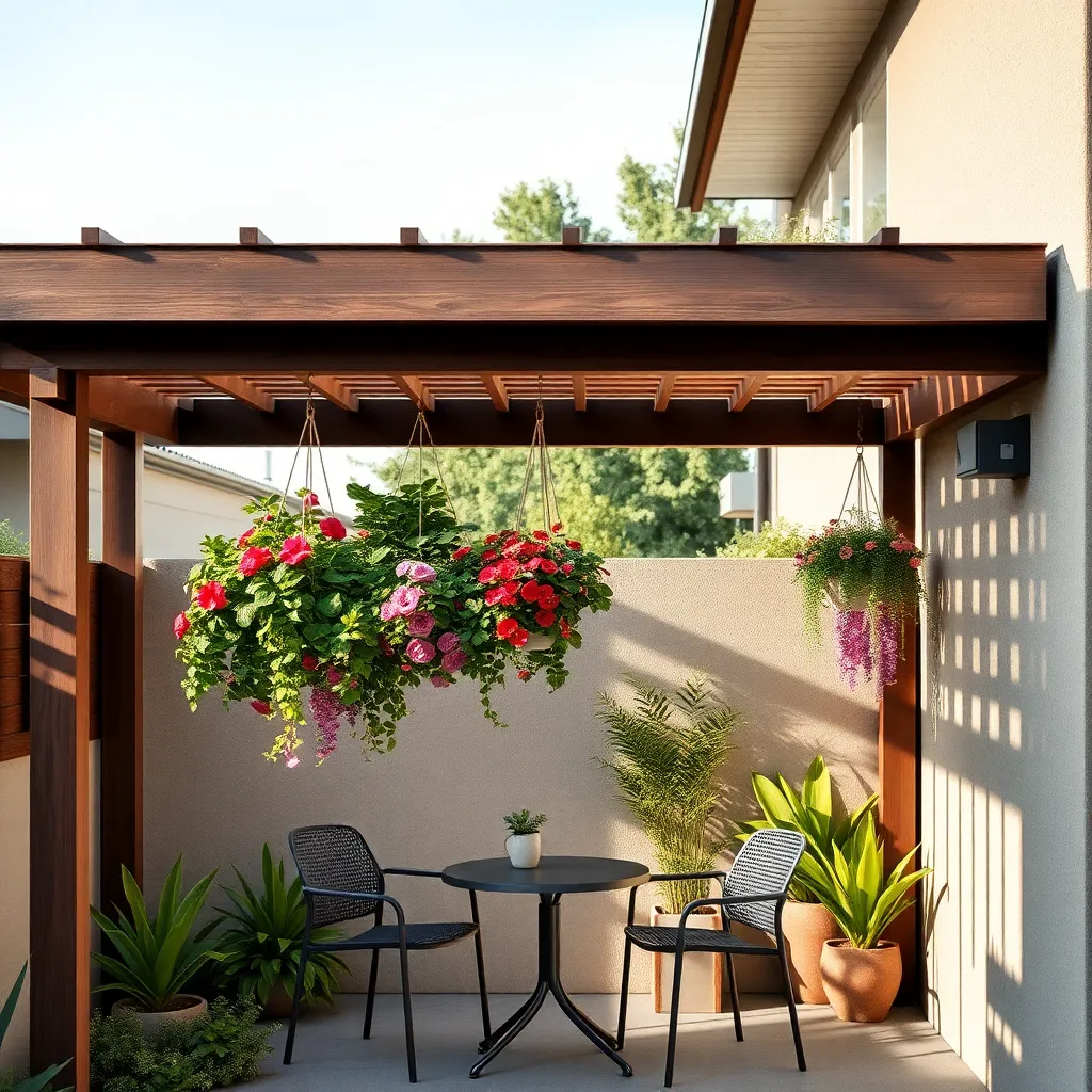 Install Space-Saving Hanging Planters