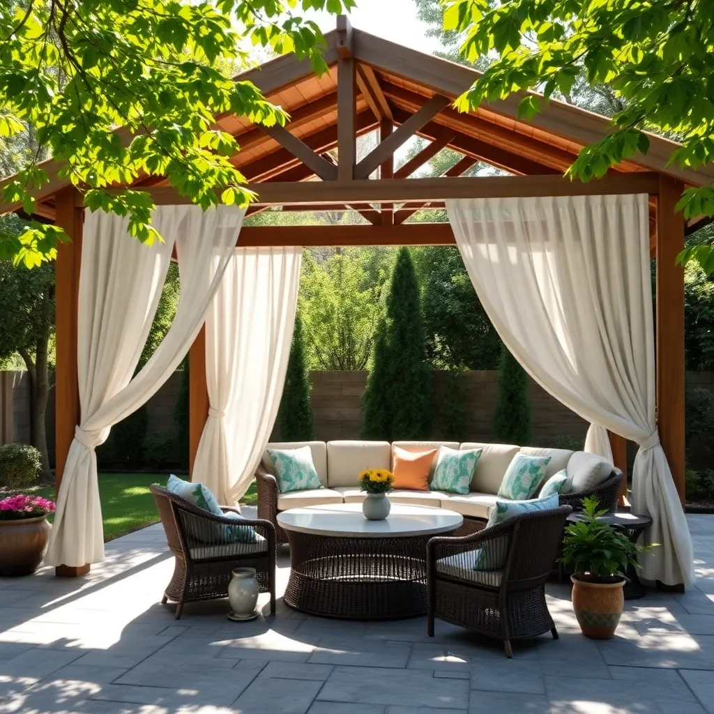 Add Weather-Resistant Curtains
