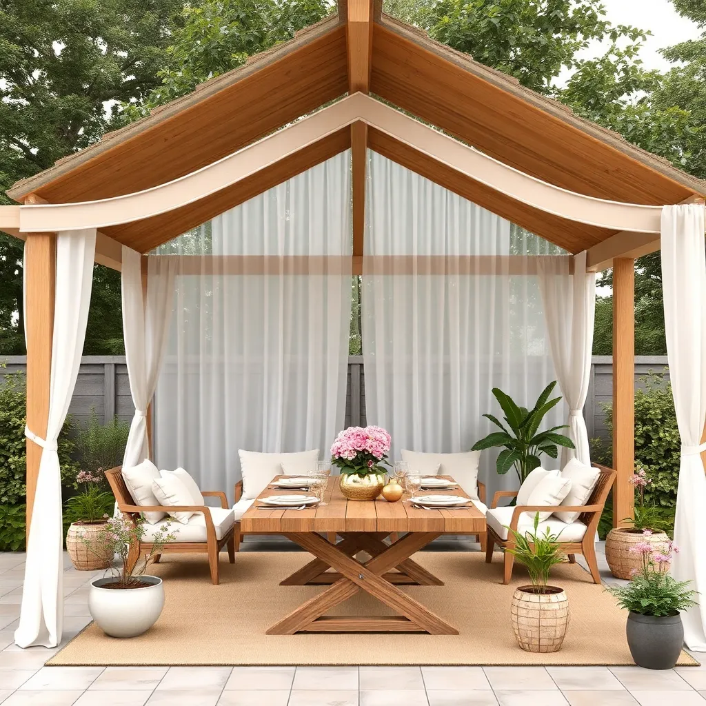 Use Light, Airy Fabrics for Curtains