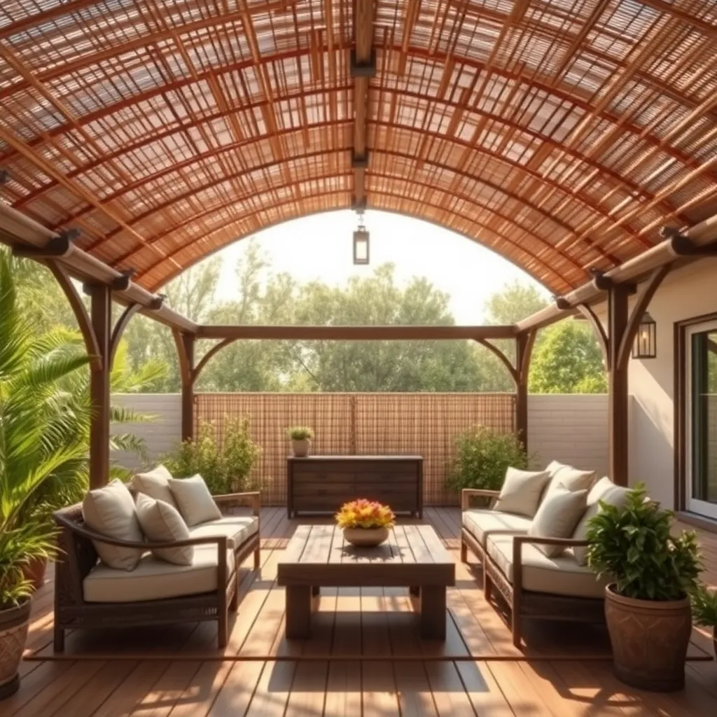 Natural Bamboo Roof Ideas