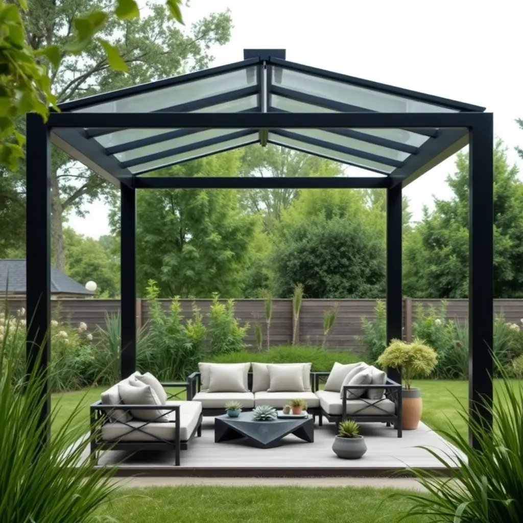 Modern Minimalist Metal Structures