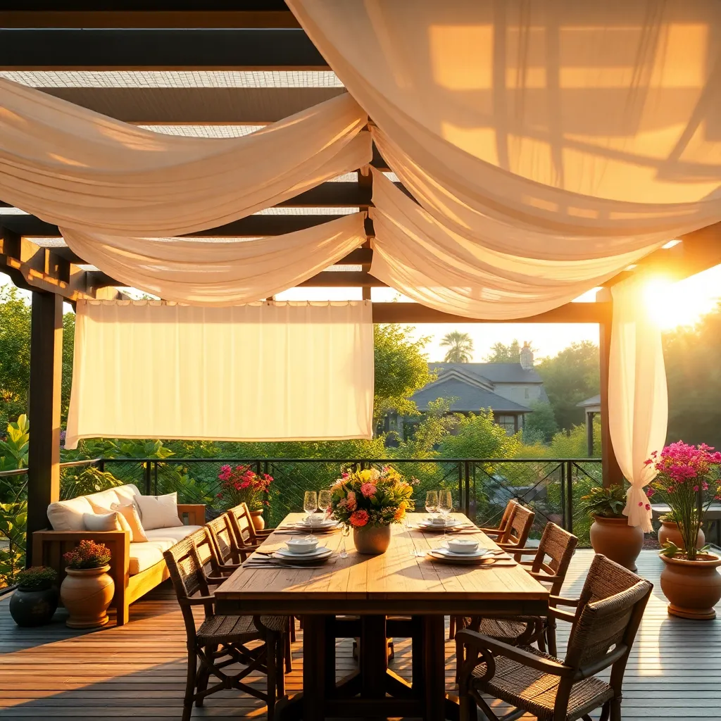 Enhancing Shade With Fabric Covers