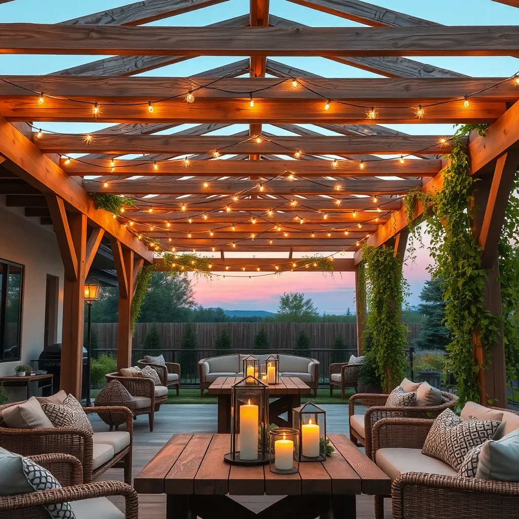 Place Candle Lanterns on Tables