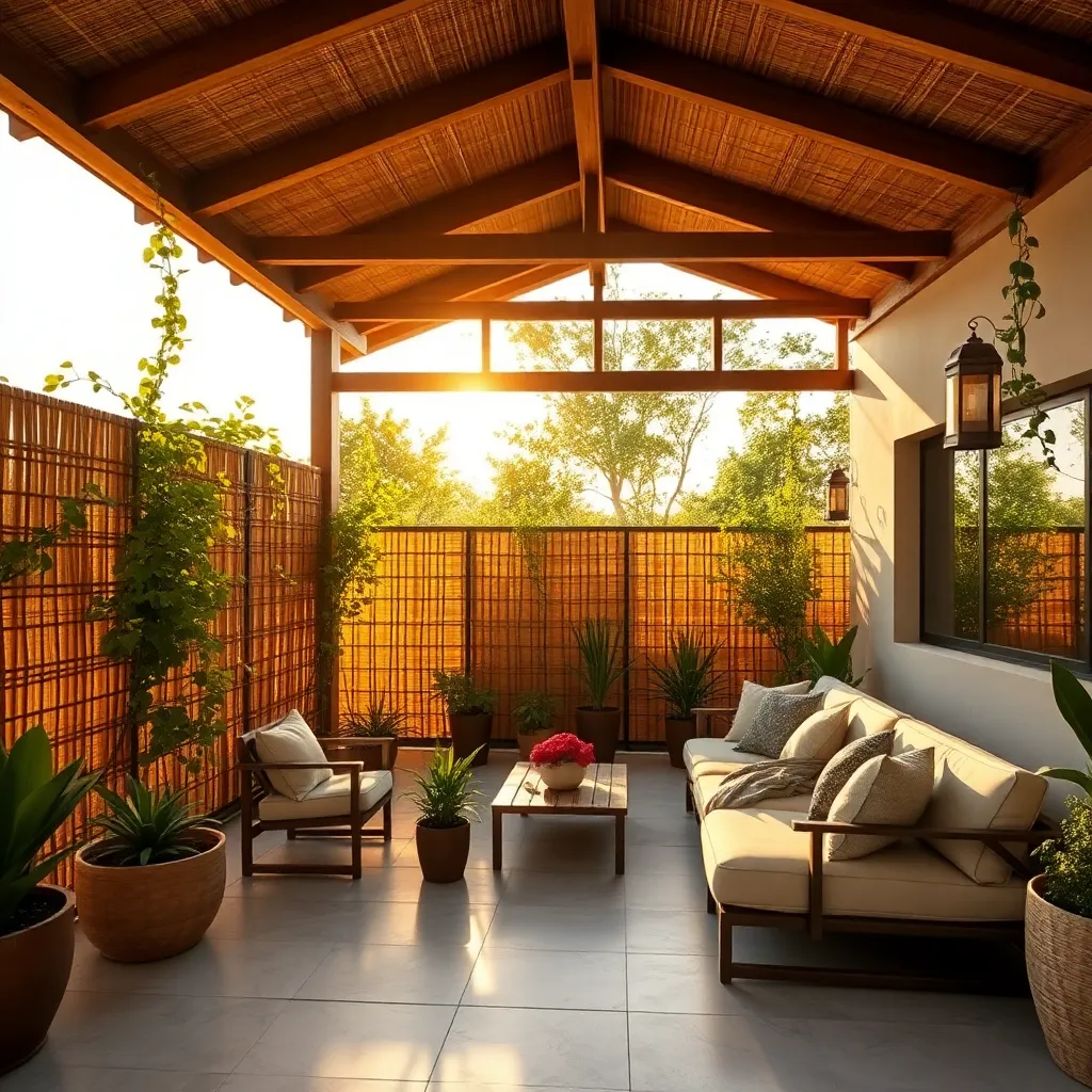 Incorporate Natural Bamboo Screens