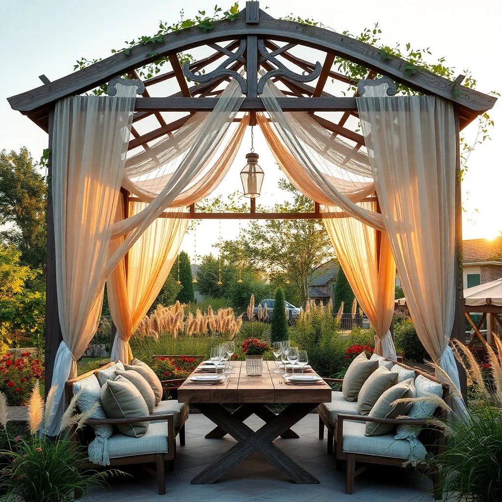 Pergola-Inspired Gazebo Designs