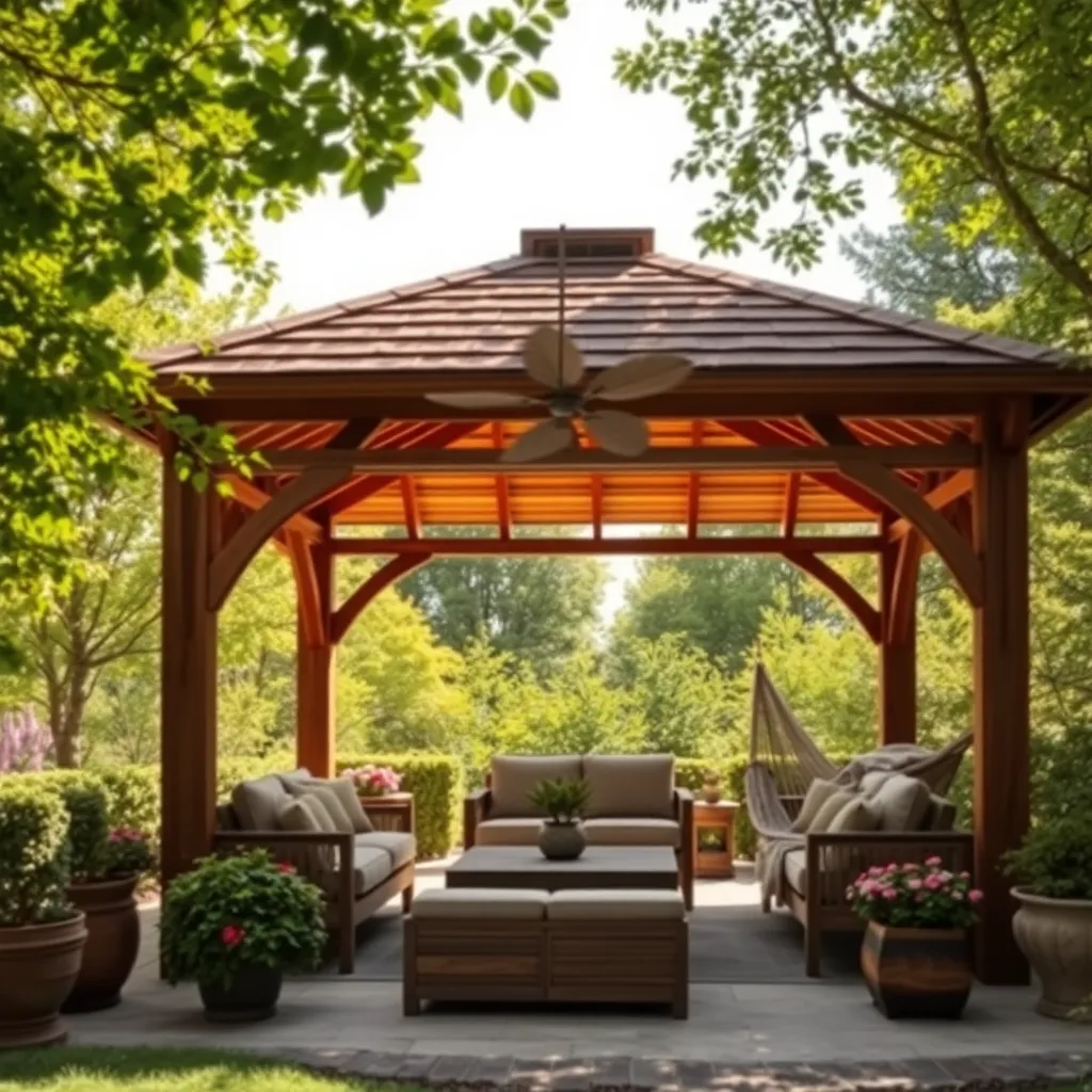 Build a Timber Gazebo Structure