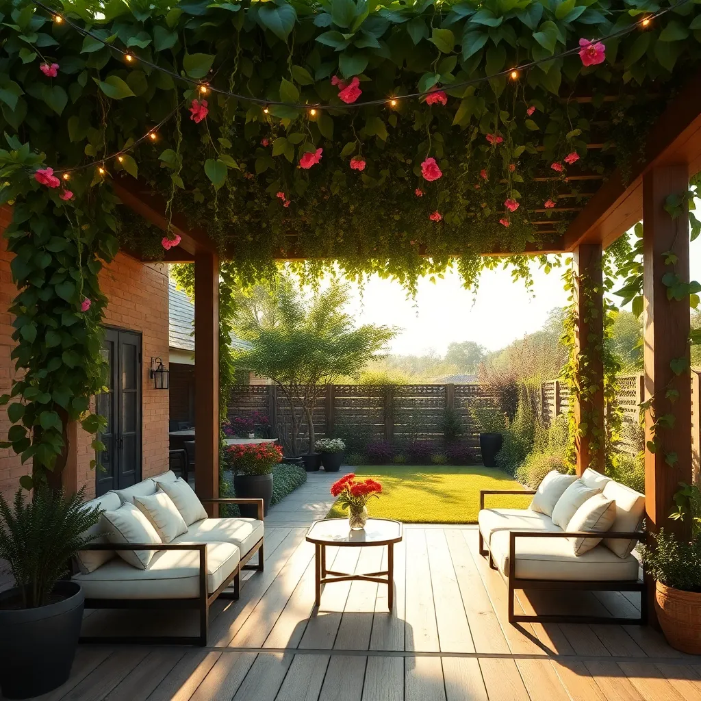 Incorporate Climbing Plants Strategically