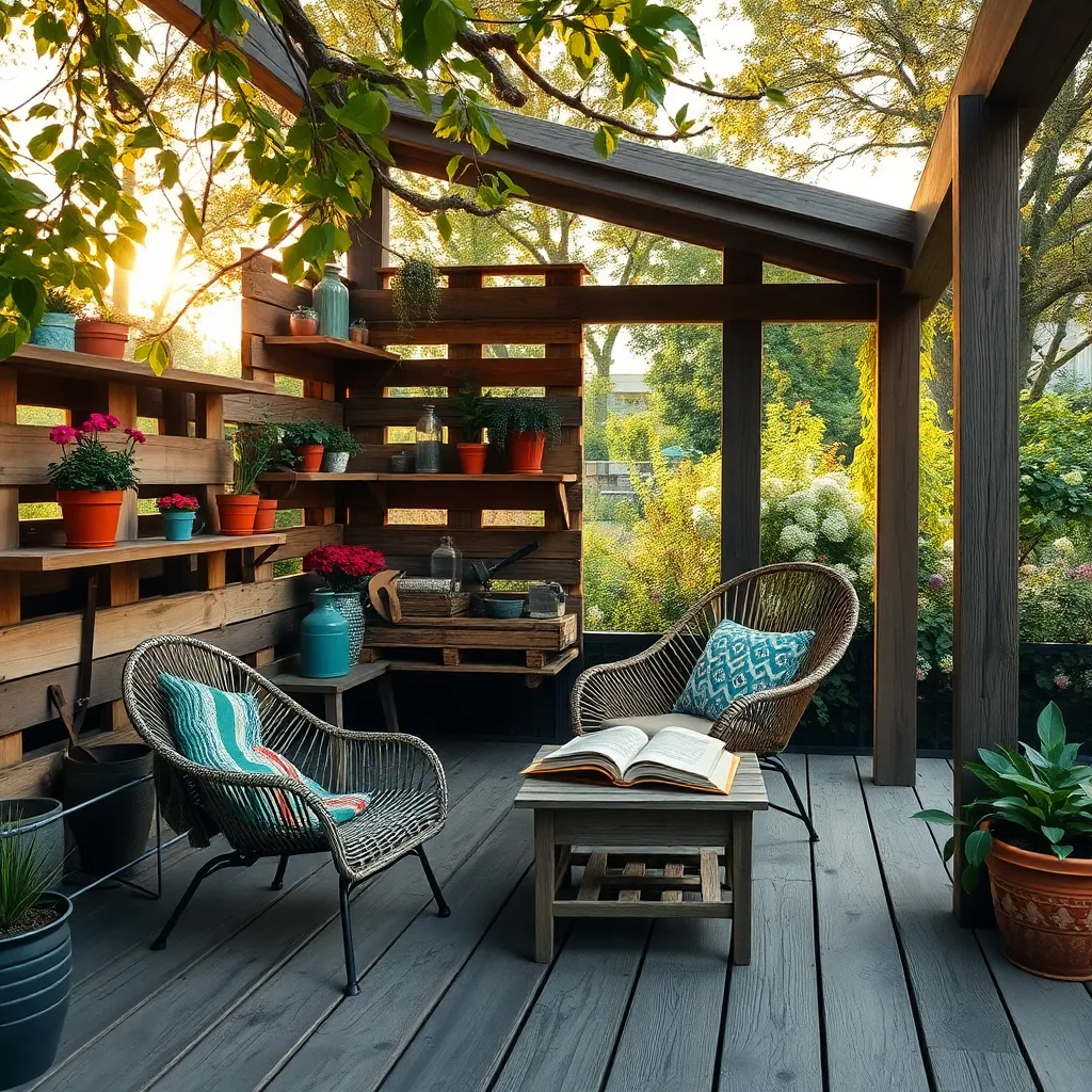 Use Pallets for Easy Shelving