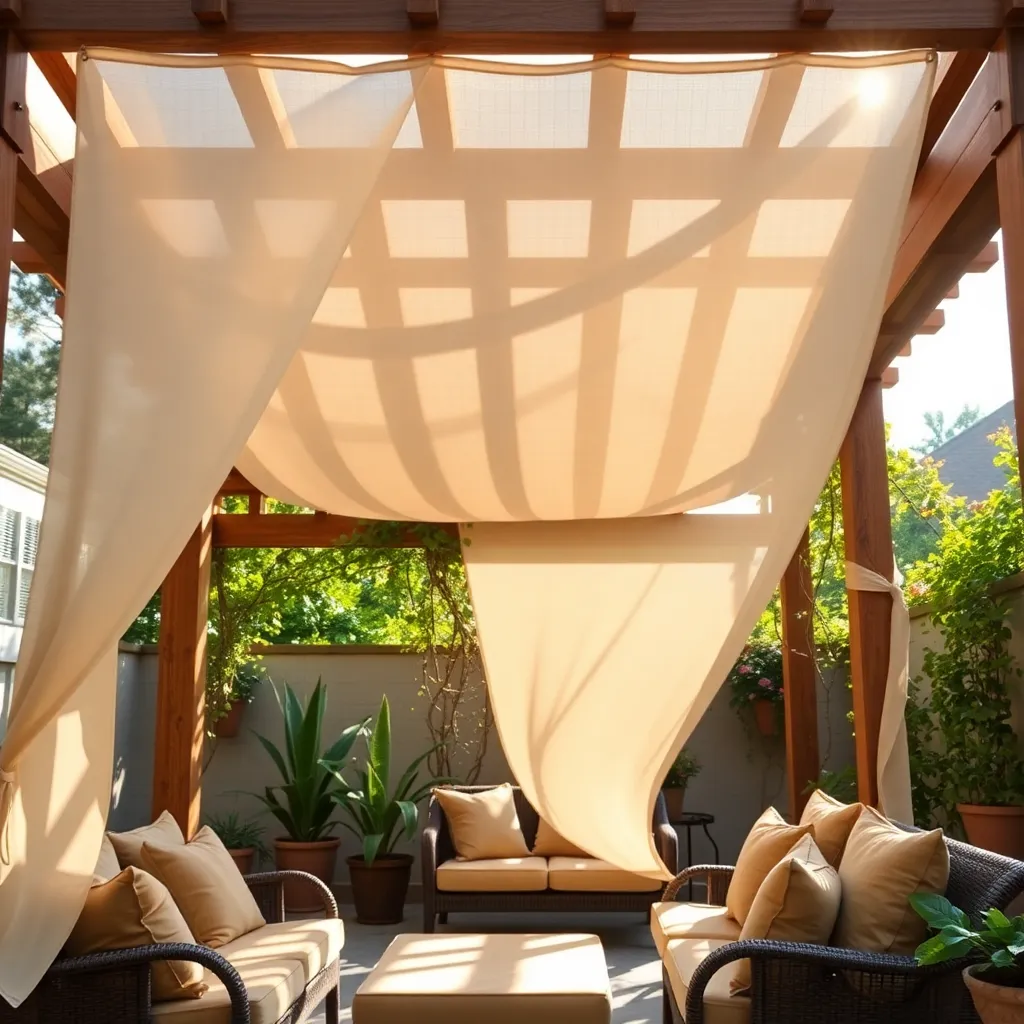 Attach a Pergola Shade Cloth
