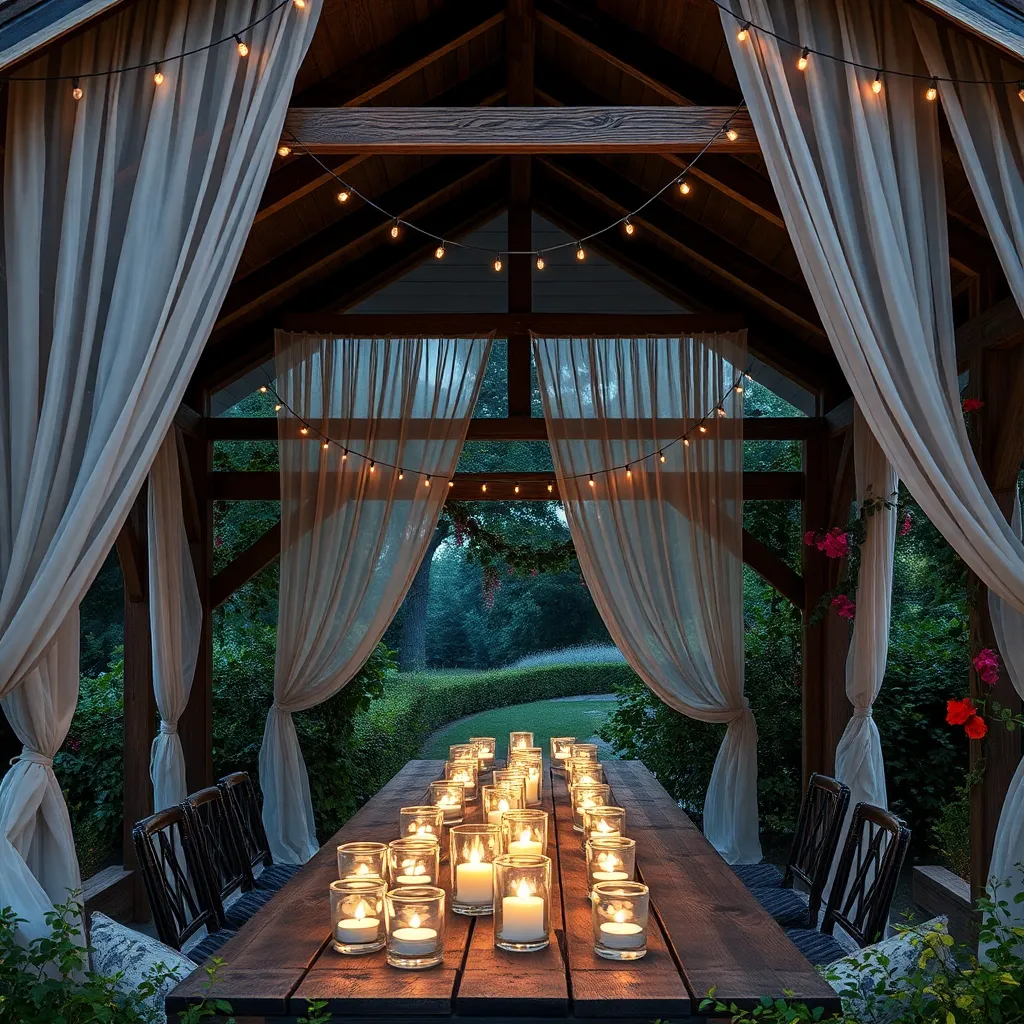 Place Candles in Glass Holders